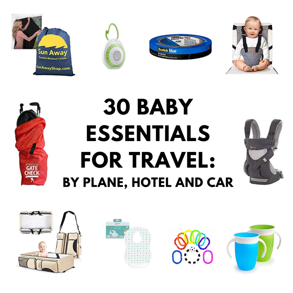 Essential items for traveling with toddlers